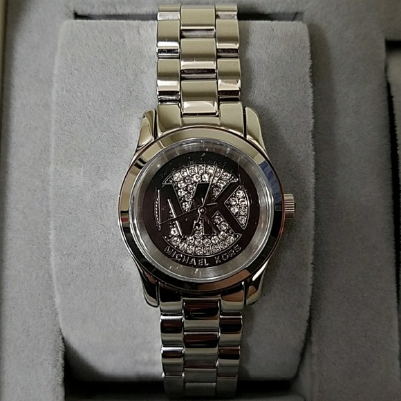 Pave Crystal MK Watch - Picture 2 of 2